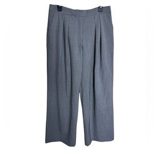 NWT Karen Millen Grey Marl Tailored Wide Leg Trousers size 12